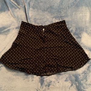 Black/White Star Skirt with Buttons FINAL PRICE